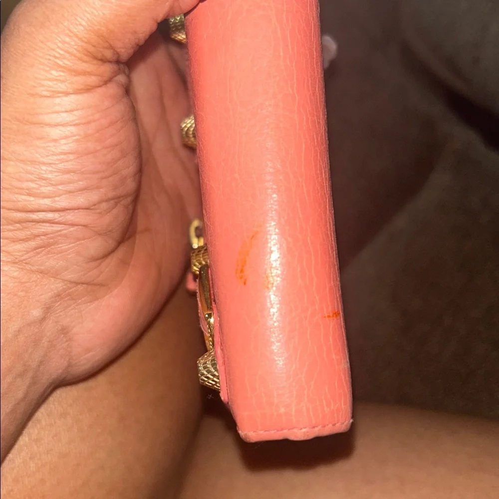 Balenciaga Pink Wallet with Gold Accents - Picture 11 of 12